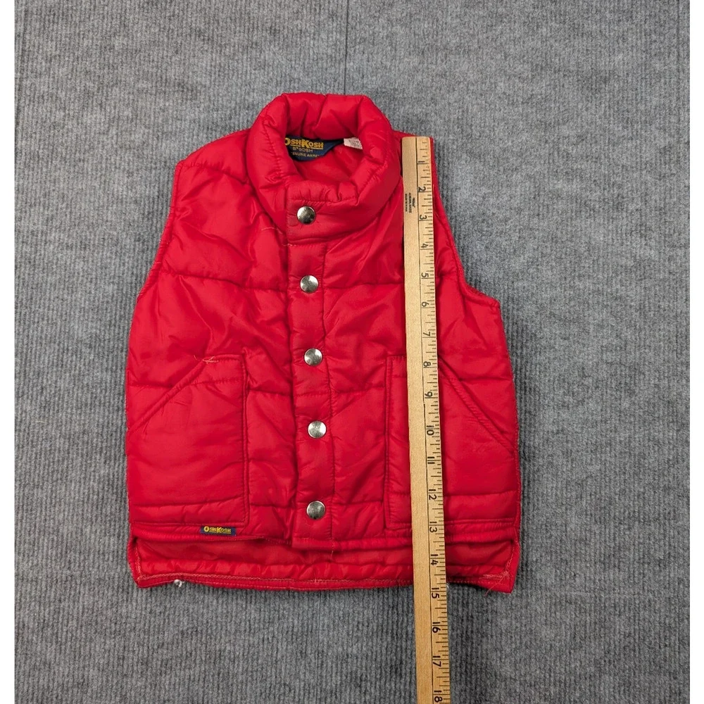 Vintage OshKosh B'Gosh Puffer Vest Kids 3 Regular Toddler Genuine Article